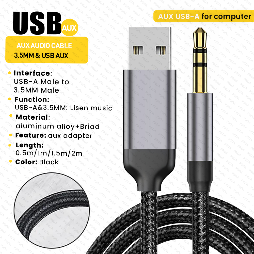 Grigio-AUCB081(USB e 3,5 mm)
