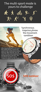 2024 Smart watch SK32 BT chiamano android smart watch rilevamento della frequenza cardiaca multi lingua giochi Step counting alla moda smartwatch - Product Image 4