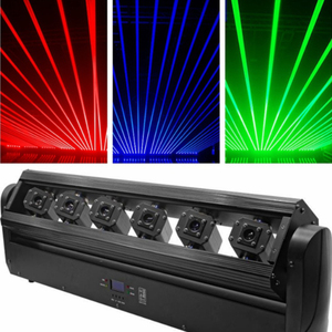 Luci a fascio <span class=keywords><strong>RGB</strong></span> testa mobile luce Laser fascio stroboscopico senso di illuminazione controllo <span class=keywords><strong>DMX</strong></span> lampada da palcoscenico DJ Wash Zoom Strobe