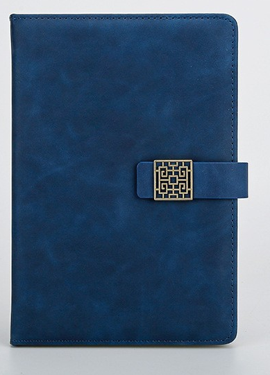 A5 dark blue-u-shaped buckle-100 sheets-page 200