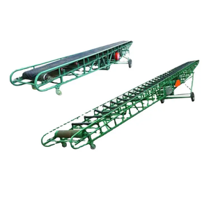 Transportadores de cinta modulares para carga de camiones Sistema telescópico de descarga Caucho resistente al calor Plantas de fabricación de condiciones usadas