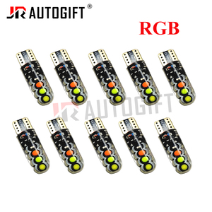 OEM T10 W5W RGBLEDストロボフラッシュシリコンゲルライト194168 COB8チップLED点滅電球クリアランスライト12Vカラフル - Product Image 6