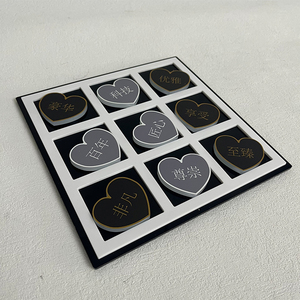 Gia Đình Tùy Chỉnh Bền Acrylic Hội Đồng Quản Trị Trò Chơi Xách Tay Sang Trọng Acrylic Quà Tặng Giáo Dục Đồ Chơi <span class=keywords><strong>Tic</strong></span> <span class=keywords><strong>Tac</strong></span> <span class=keywords><strong>Toe</strong></span> Đồ Chơi - Product Image 4