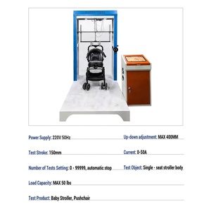 Nhà máy trực tiếp Xe đẩy em bé nâng và nhấn <span class=keywords><strong>Tester</strong></span> OEM công nghiệp ISO bé pushchair mệt mỏi Máy kiểm tra - Product Image 5