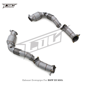 ท่อเทอร์โบดาวน์ไปป์สำหรับ BMW X5 4.4TT M60i 2024ส่วนหัวของกีฬาพร้อมตัวเร่งปฏิกิริยาท่อเชื่อมโยง M60i ท่อไอเสียบนถนน - Product Image 4