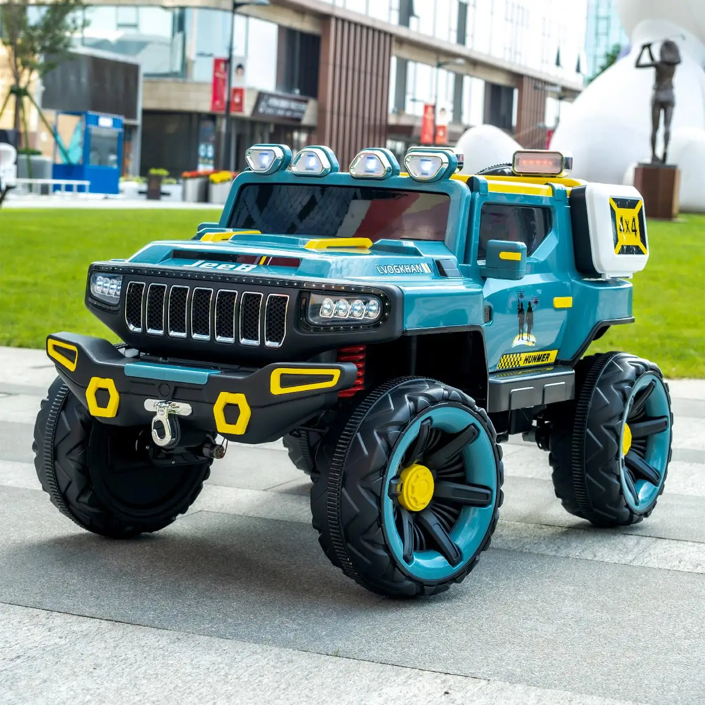 Diseño fresco niño 12V niños eléctrico paseo en Juguetes Coche de bebé/juguetes grandes baratos niños bebé coche eléctrico de dos asientos paseo en juguete