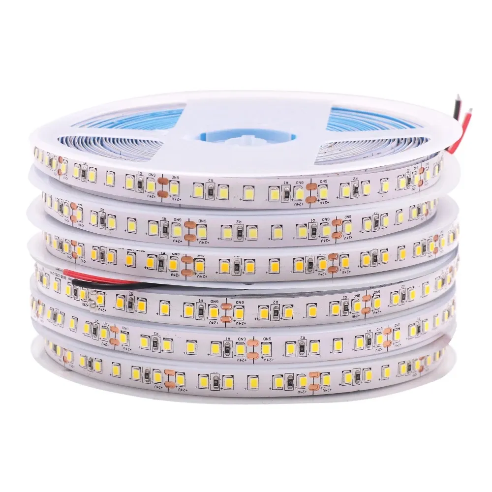 Bande lumineuse LED Flexible, lumière blanche naturelle, blanche chaude/blanche froide, étanche IP60, 12V, SMD 2835, offre spéciale