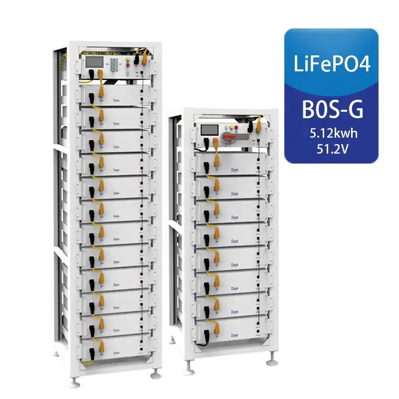 닝보 Deye ESS 기술 공장 직접 LifePO4 Deye 에너지 저장 배터리 5.12 KWH BOS-G 고전압