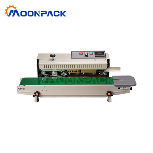 Moonpack fr900 אוטומטי חצי אוטומטי רציף שקית קפה מכונת איטום חום לשקית מזון pvc עם תאריך