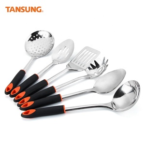 حار تتجه بيع ستوكلوت 6 Pcs أدوات المطبخ المصنوعة من الفولاذ المقاوم للصدأ مجموعة/الطبخ إناء مع pp مقبض - Product Image 1