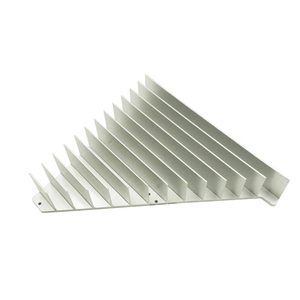 Radyatör soğutma sistemi için alüminyum soğutucu 6063 t5 özelleştirilmiş alüminyum profil soğutucu - Product Image 1