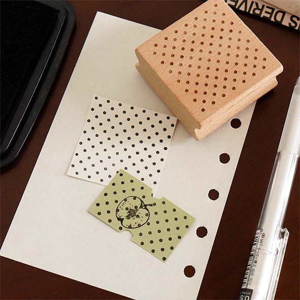 Timbre d'art de ligne simple