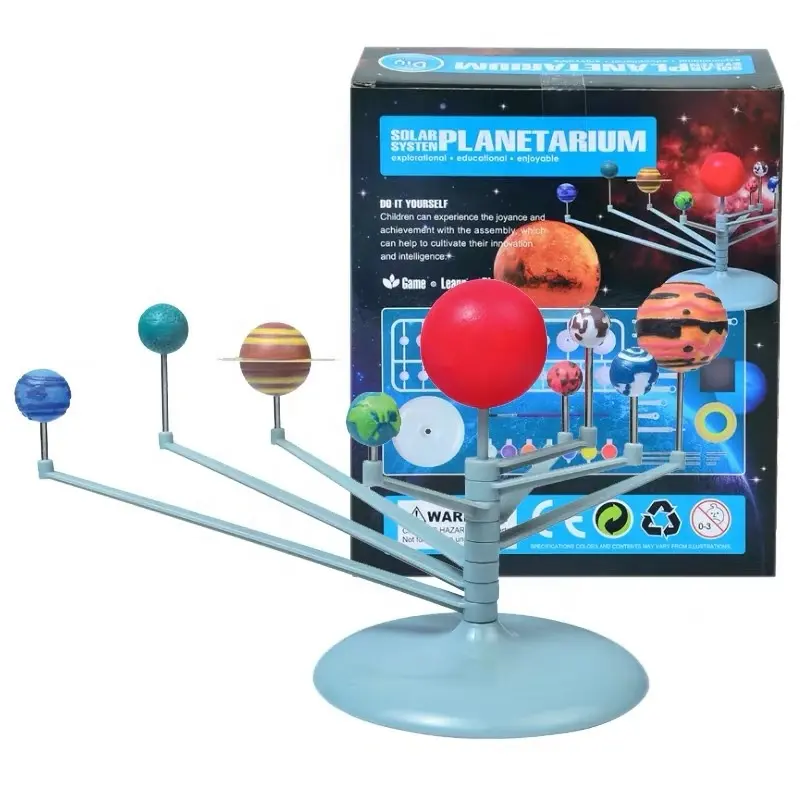 Zonnestelsel Planetarium-Diy Glow In The Dark Astronomie Planeet Model Stem Speelgoed Cadeau Voor Kids & Tieners, meisjes & Jongens