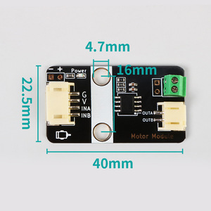 Modulo Driver motore a canale singolo compatibile con Arduino, fori di montaggio LEGO Brick, connettore a prova di retromarcia PH2.0