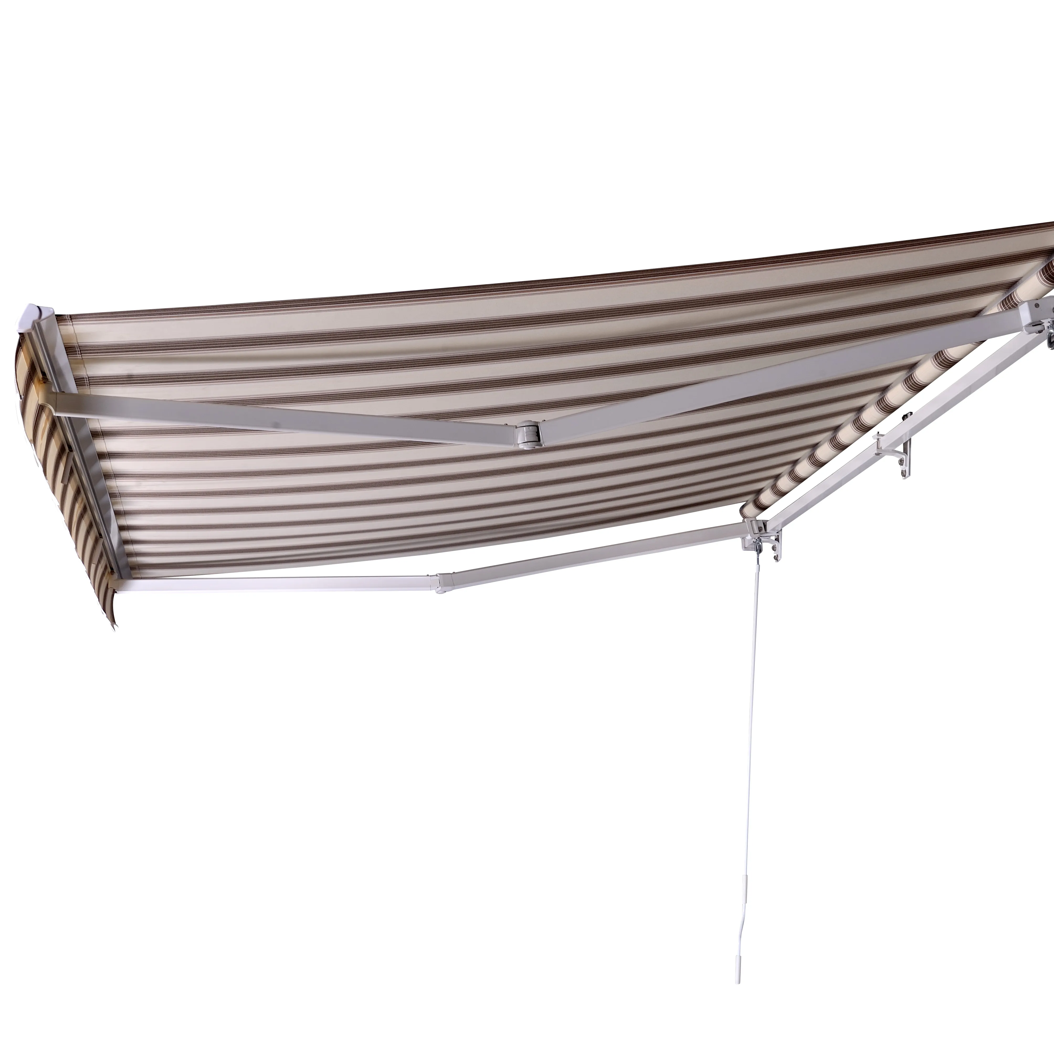 Toldo retráctil resistente a la lluvia, parasol de aleación de aluminio duradero para exteriores
