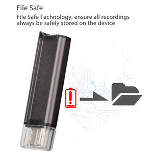 Accetta OEM USB U Stick 16GB metallo Shell piccolo Mini USB registratore vocale per lezione