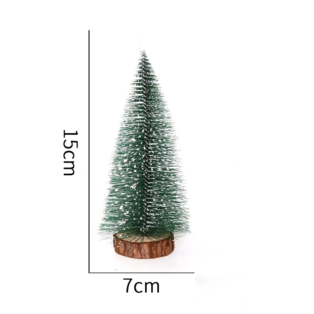 Overstock 10 a 40cm adornos navideños pino de madera decoración navideña