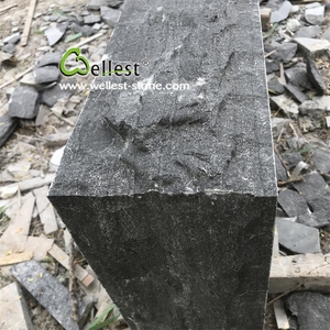 Dark Gray Blue Đá Vôi Cảnh Quan Vườn Khối Đá Đá Bước Và Steppers Cầu Thang Tread Trường Hợp - Product Image 2