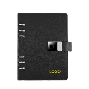 Bolígrafo inteligente Hojas sueltas 6 carpetas de anillas diario cuaderno privacidad huellas dactilares bloqueo Bloc de notas con impresión personalizada páginas en color - Product Image 1