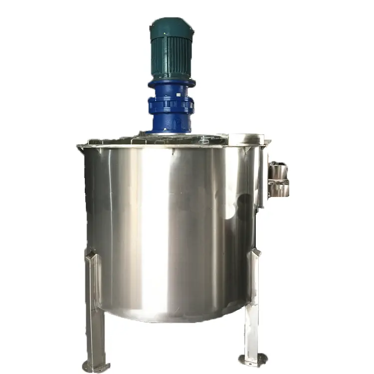 Mezclador de agitador de tanque químico eléctrico Industrial con tanque de acero inoxidable para líquido