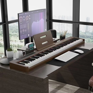 Teclado de 88 teclas de alta calidad, Piano electrónico de respuesta táctil con MIDI y Pedal para personalización - Product Image 1