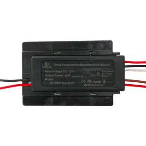 MARVEL UM Toque <span class=keywords><strong>Sensor</strong></span> Interruptor Do Banheiro Espelho 12V LED Iluminação Controle Desembaçamento Atacado Relógio Temperatura Display Indutivo