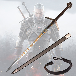 פופולרי 129 ס "מ 2.3 ק" ג witchers geralt אשת חרב אגם עבור אוסף קוספליי