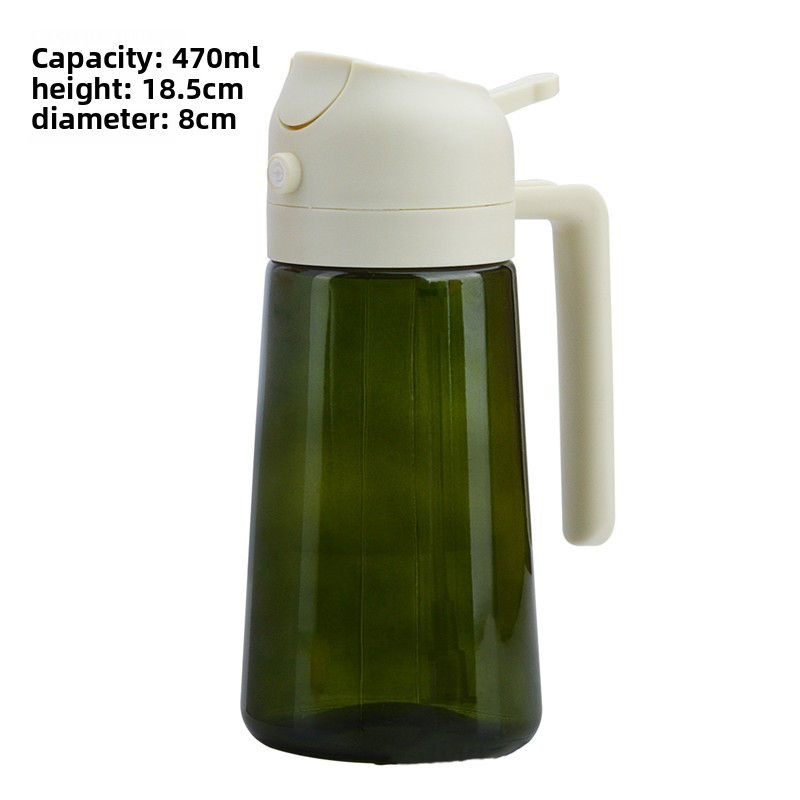 470ml -verde + coperchio bianco