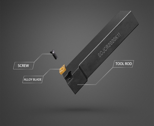 工厂制造SDJCR2020K11外部车床切削工具CNC车刀刀架螺钉式固定器 - Product Image 2