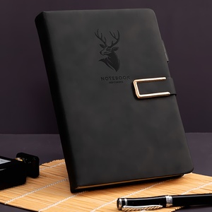 Cuaderno personalizable de 180 hojas de cuero PU, estilo impreso con logotipo personalizado, planificador de cuero promocional, Bloc de notas - Product Image 3