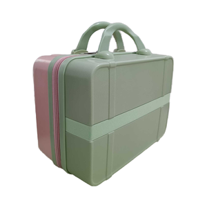 14 pollici ABS Mini valigia personalizzata alla moda impermeabile borsa per cosmetici leggera scatola regalo per signore piccolo colore caramella - Product Image 4