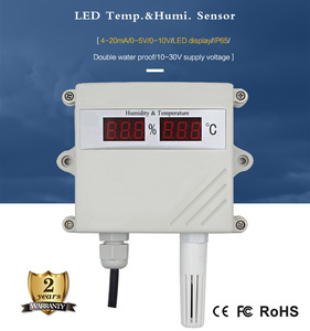 Sensor de monitoreo de sala de servidores LCD Medidor de temperatura y humedad digital Termómetro e higrómetro - Product Image 2