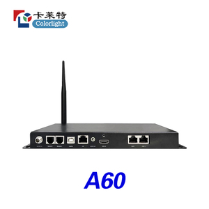 Colorlight A60 Reproductor multimedia de red en la nube de nueva generación 2 puertos LAN Pantalla LED fija Caja de envío asíncrona Alquiler de video