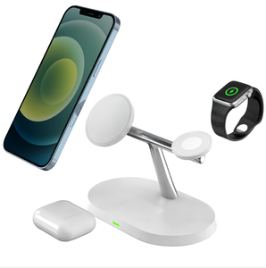 Portable 3 in 1 Phone Wireless <strong>Charger</strong> Wireless <strong>Charger</strong> 3 in <strong>One</strong> Portable Charging Station Fast Wireless <strong>Charger</strong> Stand - Product Image 3