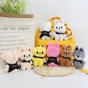 子供の誕生日ストレス解消ひよこ豚猫クマフォックス用かわいい動物ぬいぐるみ刺繍ハンギングオーナメント