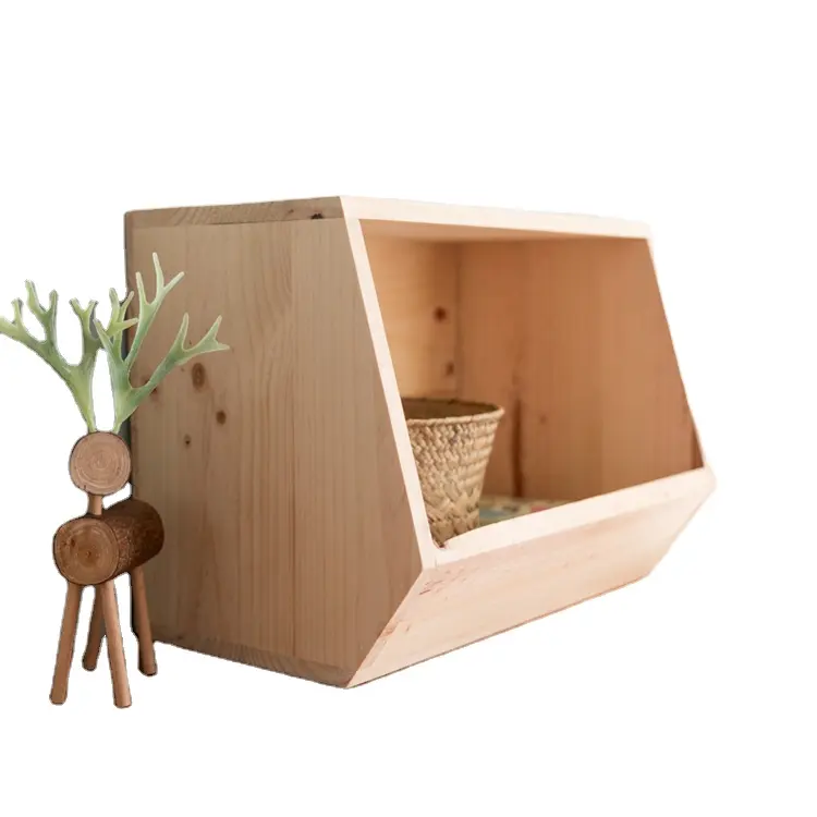 Cesta personalizada de estilo moderno para perro y gato, casa pequeña de madera de pino para interior y exterior, barata, para mascotas