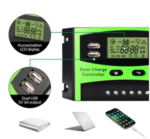 Cheap Price Dc 12v 24v 10a 20a 30a 40a 50a 60a Best <strong>Pwm</strong> Solar <strong>Power</strong> Panel Charge <strong>Controller</strong> - Product Image 5