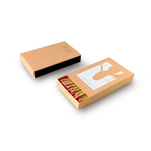 กล่องไม้ขีดแบบกำหนดเองไม้ยาวจับคู่กับกล่องไม้ขีดแบบกำหนดเองสำหรับเทียน - Product Image 6