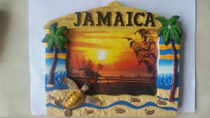 Jamaica <span class=keywords><strong>Rasta</strong></span> Phong Cách Cây Cọ Thiết Kế Khung Ảnh Polyresin Và Kim Loại Trang Trí Nội Thất Cho Trang Trí Nội Thất - Product Image 4