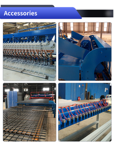 Fully <strong>Automatic</strong> PLC Welded 4-8mm Steel Bar <strong>Grating</strong> Wire Mesh Making <strong>Machines</strong> Adjustable Spacing Mesh Welder - Product Image 3