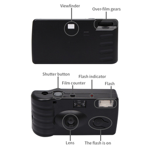 <strong>Bulk</strong> Order Disposable Camera <strong>35mm</strong> 8 Exposures One Time Single Use Wedding Black Film Camera with Flash - Product Image 5