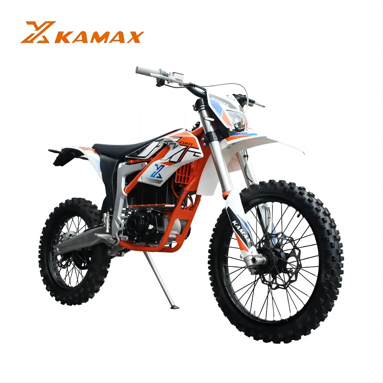 Moto électrique Kamax Dirt Bike 50a Beacon Moto électrique Fat Tire Ebike M20 Dual Lifan Suspension Mountain Bike