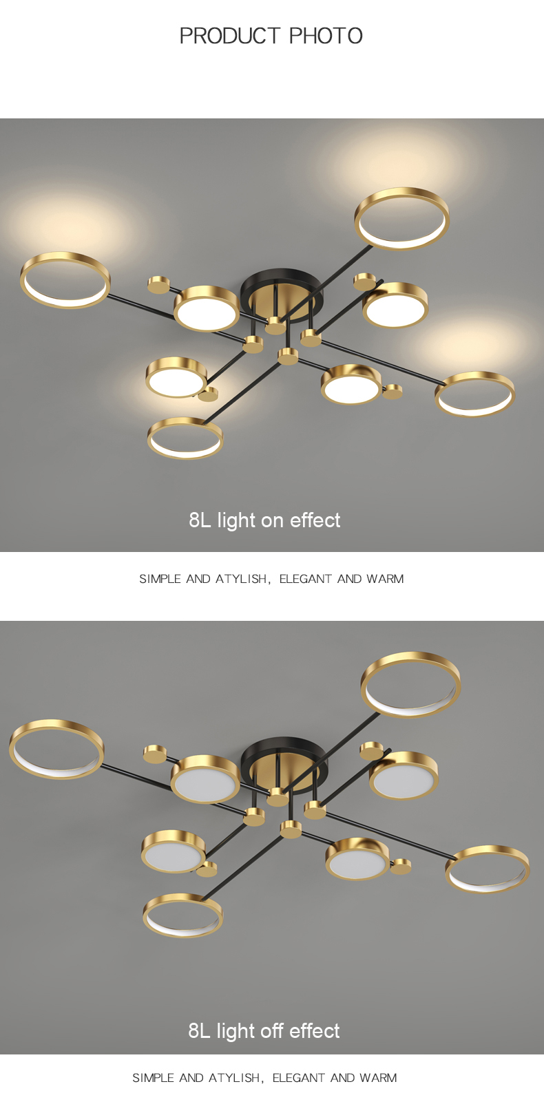 2021 new arrival modern Fashion 38W nordic led ceiling light home for living room bedroom lamp kids ceiling  lamp