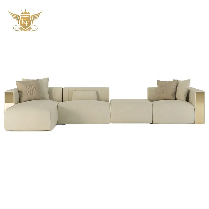 Nhà Máy Bán Buôn Thoải Mái Thiết Kế Đơn Giản Ý Sang Trọng Hiện Đại Modular Sofa PHÒNG KHÁCH Nội Thất Nhà