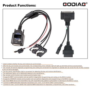 2025 GODIAG BDC2/BCP-Programmier test plattform für BDC2-Diagnostik, Programmierung, Schlüssels ynchronisation