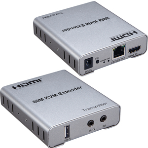 HDMI <span class=keywords><strong>KVM</strong></span> extensor sobre cat5/6 cabo ethernet HDMI <span class=keywords><strong>switch</strong></span> HDMI extensor <span class=keywords><strong>USB</strong></span> com mouse e porta de teclado até 60m