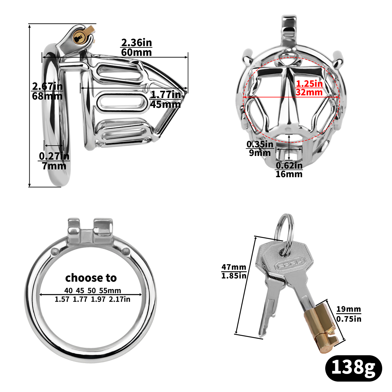 FRRK-315A-Round ring-Silver