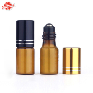 Amber 1ml 2ml 3ml <strong>5ml</strong> 10ml Roll on Bottles Leak-proof Cap <strong>Perfume</strong> Bottles Stainless Steel 10ml Roller Bottles - Product Image 2