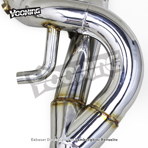 ランボルギーニRevuelto V12 6.5L 2023-2025レーシングスポーツエキゾースト用オートコンペティションダウンパイプヒートシールドストリートヘッダー付き - Product Image 4