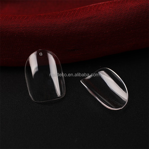 Big Thumb 15mm Width Fingernail Extension Super Clear Short Length Almond Square Coffin Round Shape 15 Sizes Gel Nail Fake <strong>Tips</strong>